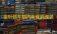 金针菇车载汽车音响改装套装喇叭扬声器6.5寸重低音同轴喇叭高音