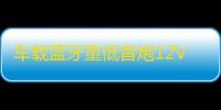 车载蓝牙重低音炮12V汽车摩托货车24v专用音改装无线音箱小钢炮