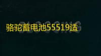 骆驼蓄电池55519适配福克斯传祺赛欧名爵汽车电瓶55ah 以旧换新